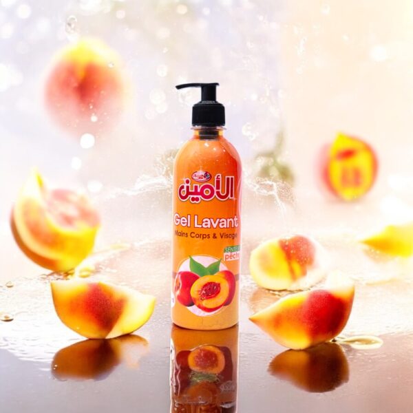 Gel lavant pêche 500ml ELAMINE